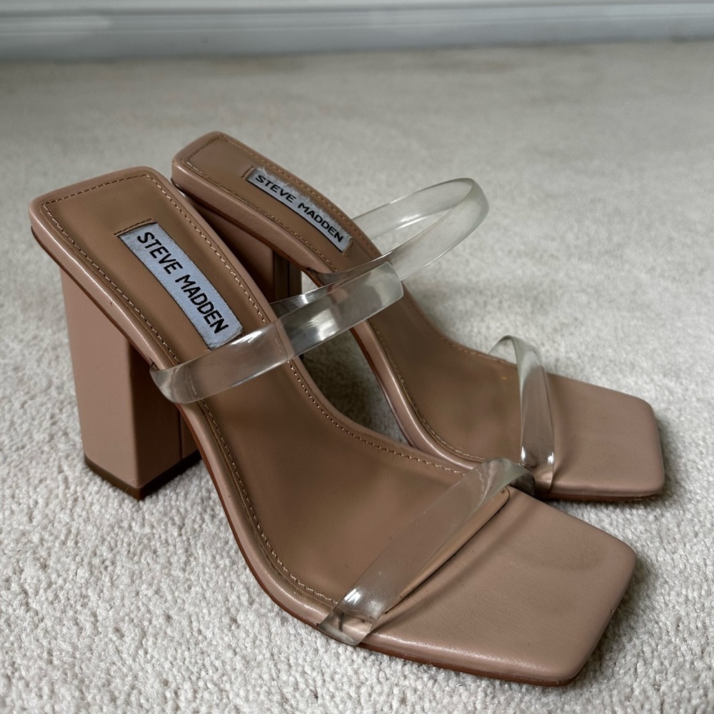 Lilah clear heels